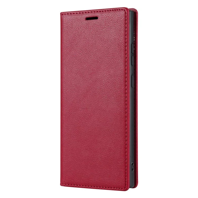 BKS-001 For Samsung Galaxy S24 Ultra Case PU Leather Stand Wallet Phone Protector