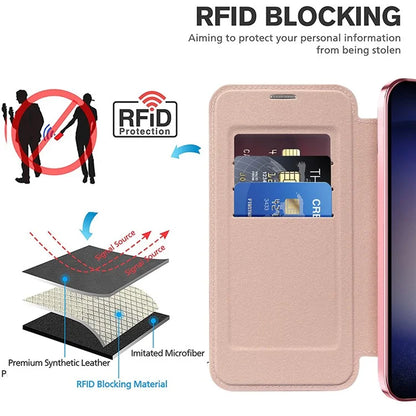 For Samsung Galaxy S24+ Case Card Holder Shockproof Phone Cover Compatible with MagSafe