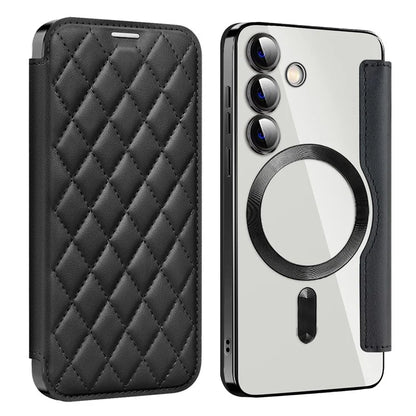 For Samsung Galaxy S24+ Case Card Holder Shockproof Phone Cover Compatible with MagSafe