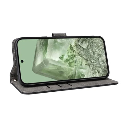 For Google Pixel 8a Case RFID Blocking PU Leather Phone Cover with Strap