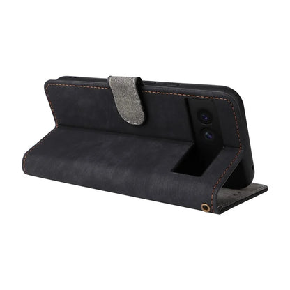 For Google Pixel 8a Case RFID Blocking PU Leather Phone Cover with Strap