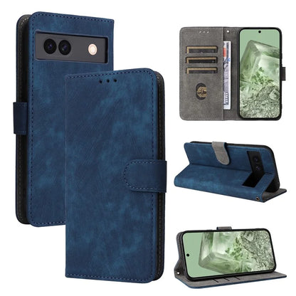 For Google Pixel 8a Case RFID Blocking PU Leather Phone Cover with Strap