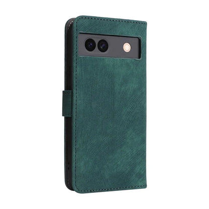 For Google Pixel 8a Case RFID Blocking PU Leather Phone Cover with Strap