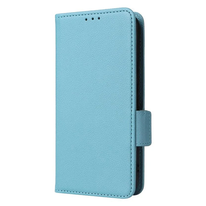 For Google Pixel 8a Case Shockproof Wallet Phone Case Litchi Texture PU Leather Flip Cover with Strap
