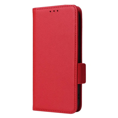 For Google Pixel 8a Case Shockproof Wallet Phone Case Litchi Texture PU Leather Flip Cover with Strap