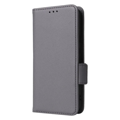 For Google Pixel 8a Case Shockproof Wallet Phone Case Litchi Texture PU Leather Flip Cover with Strap