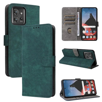 For Motorola ThinkPhone 5G Shockproof Case RFID Blocking PU Leather Phone Cover with Strap