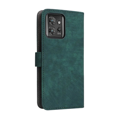 For Motorola ThinkPhone 5G Shockproof Case RFID Blocking PU Leather Phone Cover with Strap