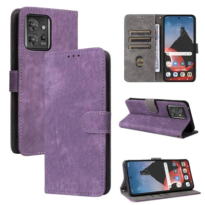 For Motorola ThinkPhone 5G Shockproof Case RFID Blocking PU Leather Phone Cover with Strap