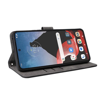 For Motorola ThinkPhone 5G Shockproof Case RFID Blocking PU Leather Phone Cover with Strap