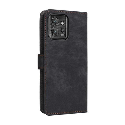 For Motorola ThinkPhone 5G Shockproof Case RFID Blocking PU Leather Phone Cover with Strap