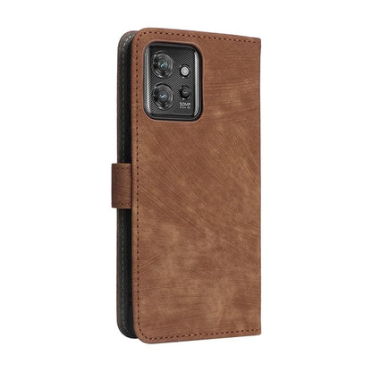 For Motorola ThinkPhone 5G Shockproof Case RFID Blocking PU Leather Phone Cover with Strap