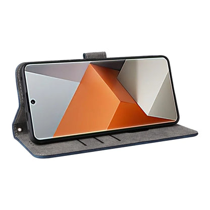 For Xiaomi Redmi Note 13 Pro+ 5G Wallet Phone Case RFID Blocking PU Leather Flip Phone Cover with Strap