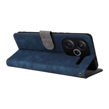 For Xiaomi Redmi Note 13 Pro+ 5G Wallet Phone Case RFID Blocking PU Leather Flip Phone Cover with Strap