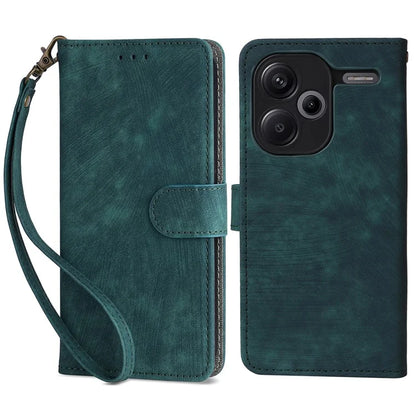 For Xiaomi Redmi Note 13 Pro+ 5G Wallet Phone Case RFID Blocking PU Leather Flip Phone Cover with Strap