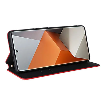 For Xiaomi Redmi Note 13 Pro+ 5G Case Rhombus Imprinted PU Leather Cover with Wallet