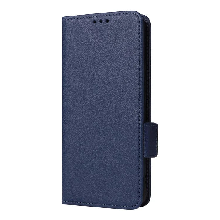 For Xiaomi Redmi Note 13 Pro+ 5G Case Litchi Texture PU Leather Wallet Phone Protector with Strap