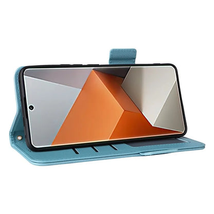For Xiaomi Redmi Note 13 Pro+ 5G Case Litchi Texture PU Leather Wallet Phone Protector with Strap