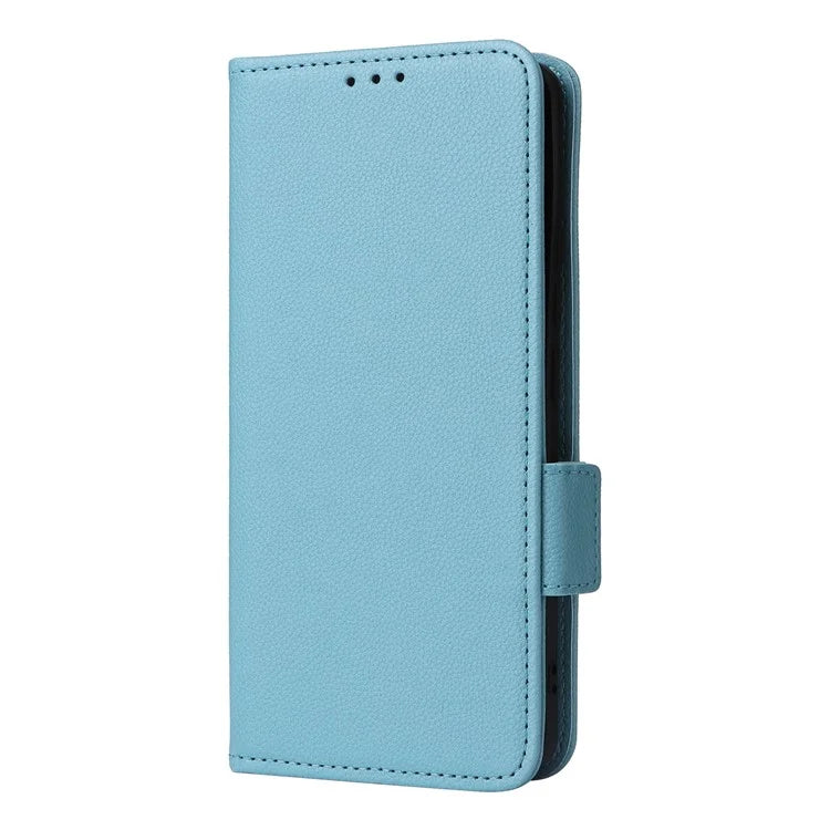 For Xiaomi Redmi Note 13 Pro+ 5G Case Litchi Texture PU Leather Wallet Phone Protector with Strap