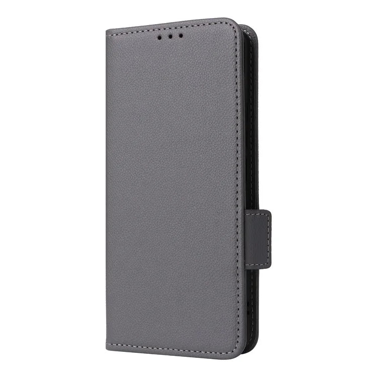 For Xiaomi Redmi Note 13 Pro+ 5G Case Litchi Texture PU Leather Wallet Phone Protector with Strap