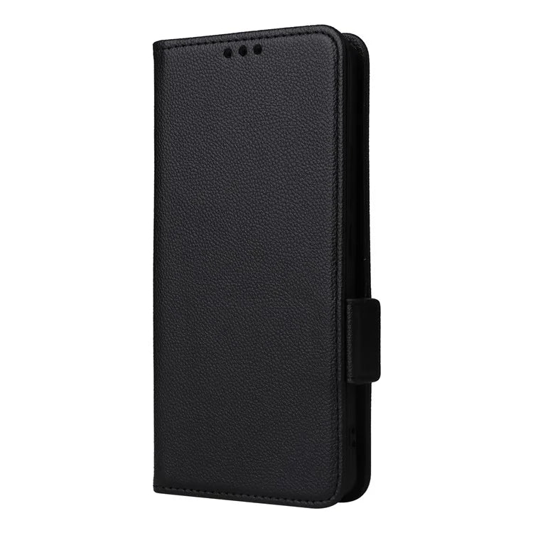 For Xiaomi Redmi Note 13 Pro+ 5G Case Litchi Texture PU Leather Wallet Phone Protector with Strap