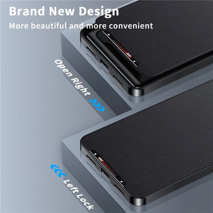 For Samsung Galaxy S22 Ultra 5G Magnetic Case Texture Leather Camera Protection Phone Cover