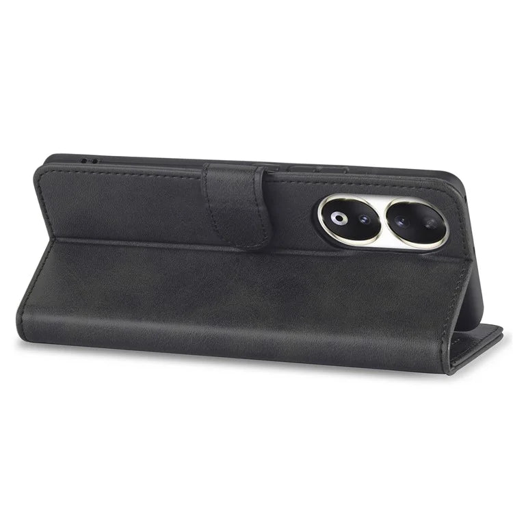LC.IMEEKE For Honor 90 Case PU Leather Calf Texture Wallet Stand Phone Cover