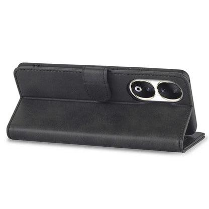 LC.IMEEKE For Honor 90 Case PU Leather Calf Texture Wallet Stand Phone Cover