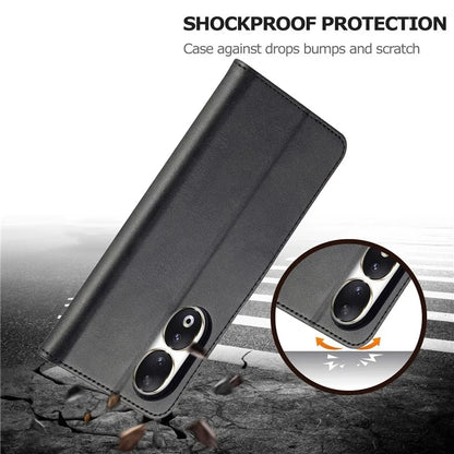 LC.IMEEKE For Honor 90 Case PU Leather Calf Texture Wallet Stand Phone Cover