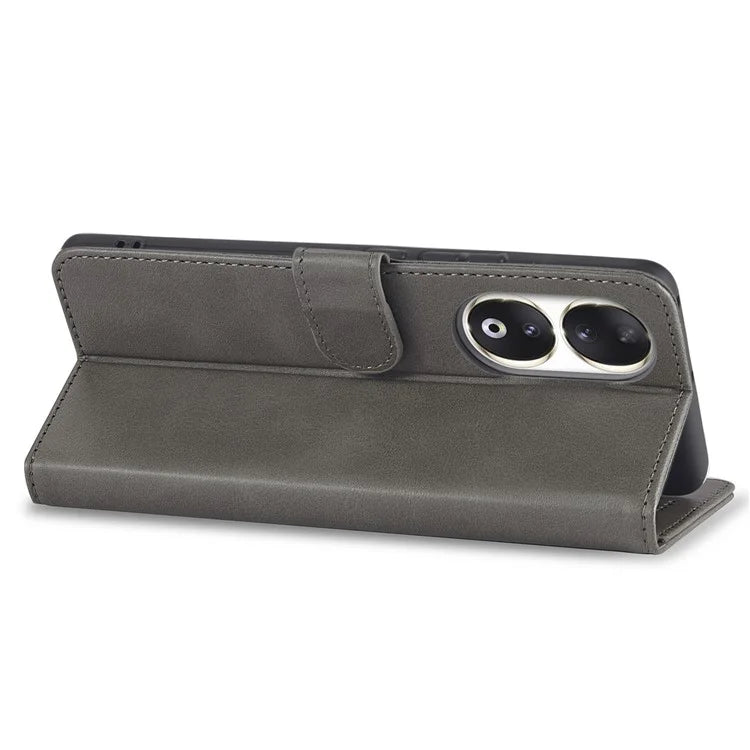 LC.IMEEKE For Honor 90 Case PU Leather Calf Texture Wallet Stand Phone Cover