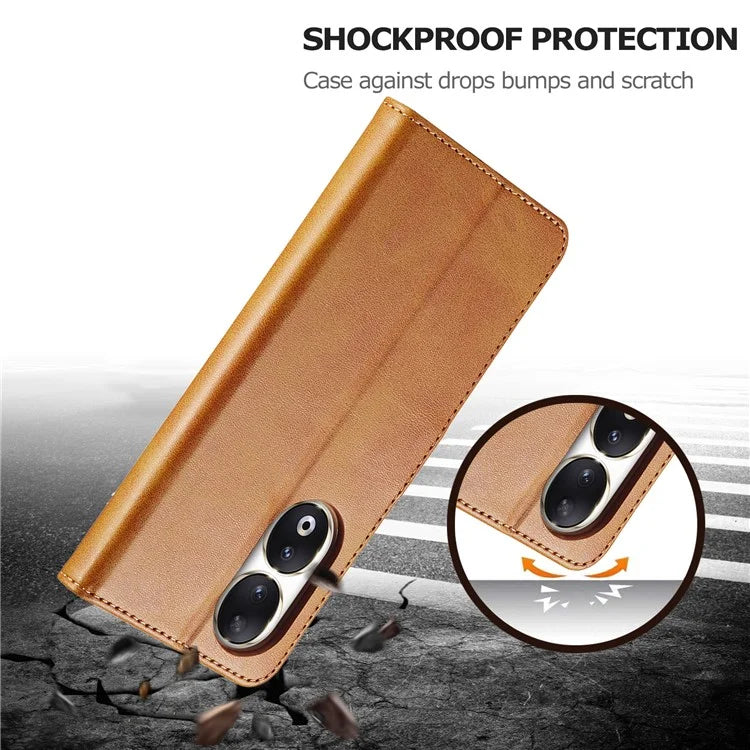 LC.IMEEKE For Honor 90 Case PU Leather Calf Texture Wallet Stand Phone Cover
