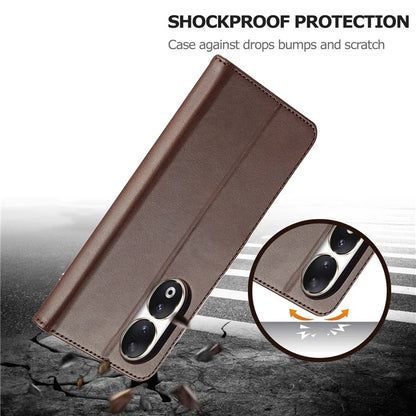 LC.IMEEKE For Honor 90 Case PU Leather Calf Texture Wallet Stand Phone Cover