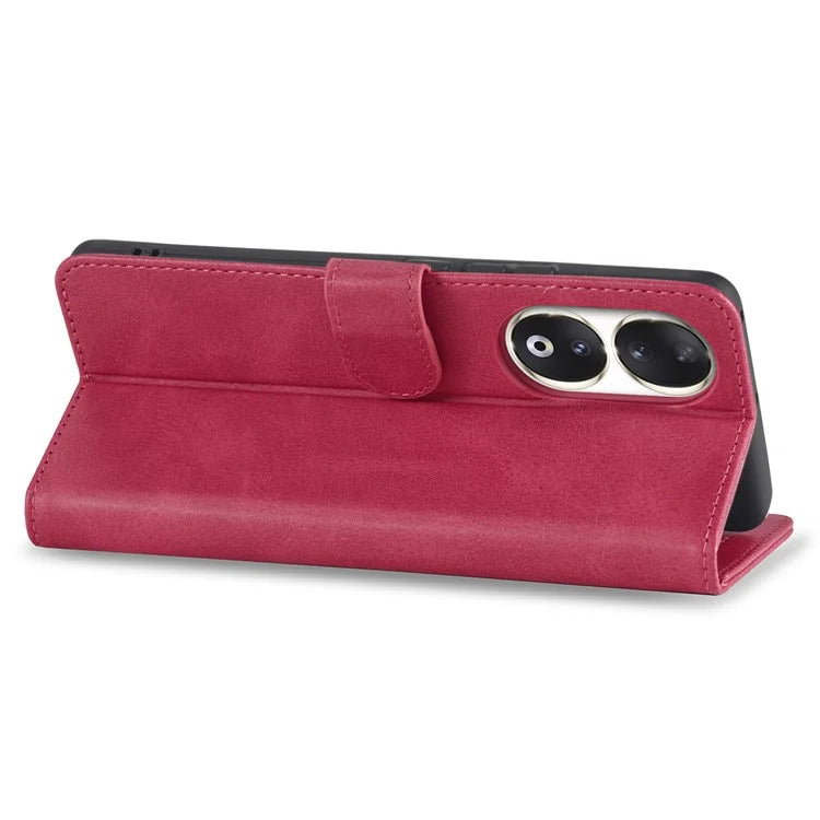 LC.IMEEKE For Honor 90 Case PU Leather Calf Texture Wallet Stand Phone Cover