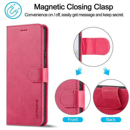 LC.IMEEKE For Honor 90 Case PU Leather Calf Texture Wallet Stand Phone Cover