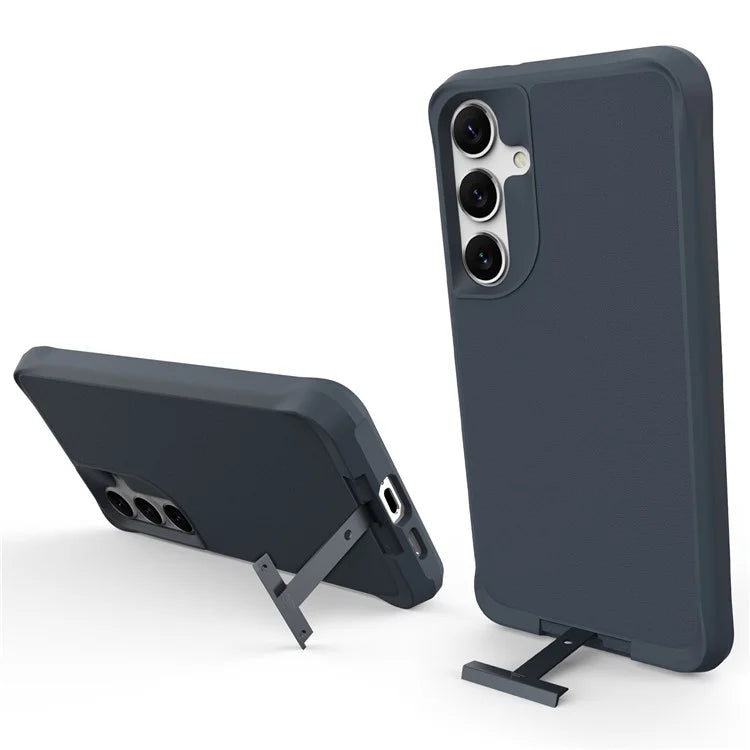 Taurustar Series For Samsung Galaxy S24+ Magnetic Phone Case PC+TPU Drop-resistant Kickstand Back Cover