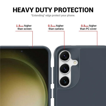 Taurustar Series For Samsung Galaxy S24+ Magnetic Phone Case PC+TPU Drop-resistant Kickstand Back Cover