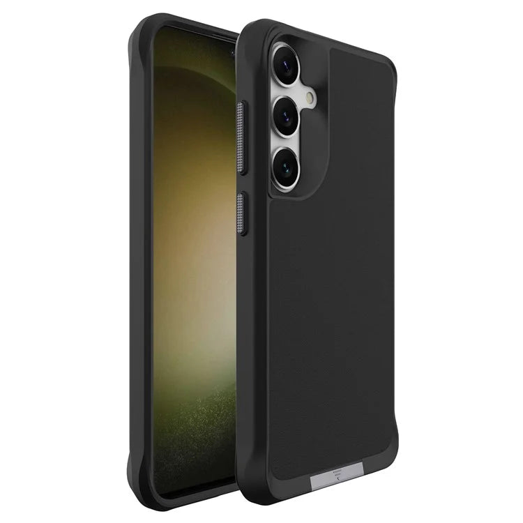 Taurustar Series For Samsung Galaxy S24+ Magnetic Phone Case PC+TPU Drop-resistant Kickstand Back Cover