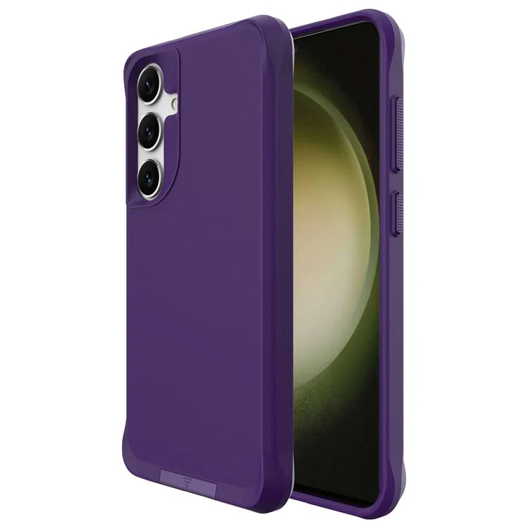 Taurustar Series For Samsung Galaxy S24+ Magnetic Phone Case PC+TPU Drop-resistant Kickstand Back Cover