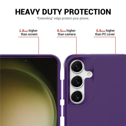 Taurustar Series For Samsung Galaxy S24+ Magnetic Phone Case PC+TPU Drop-resistant Kickstand Back Cover