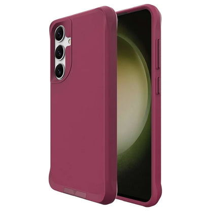 Taurustar Series For Samsung Galaxy S24+ Magnetic Phone Case PC+TPU Drop-resistant Kickstand Back Cover