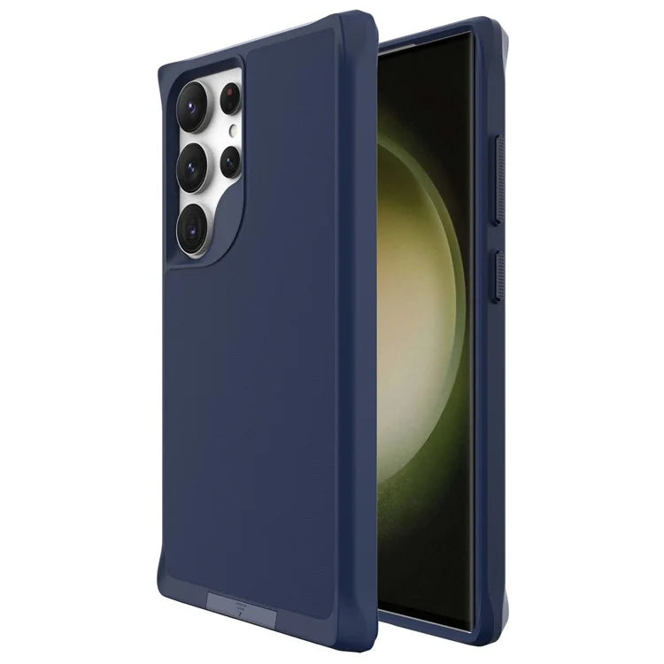 Taurustar Series For Samsung Galaxy S24 Ultra Case PC+TPU Kickstand Cover Compatible with MagSafe