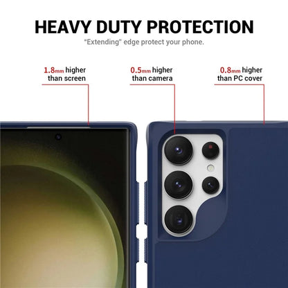 Taurustar Series For Samsung Galaxy S24 Ultra Case PC+TPU Kickstand Cover Compatible with MagSafe