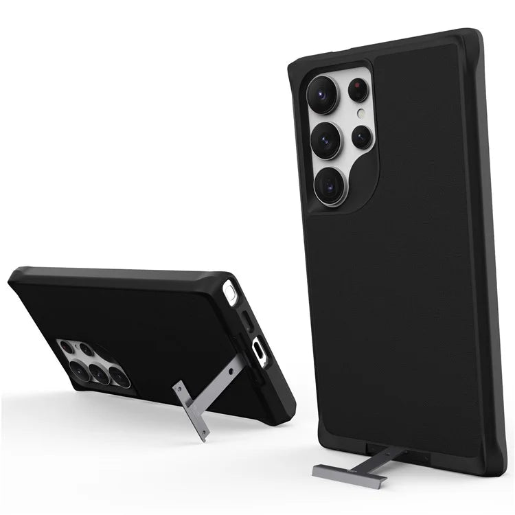 Taurustar Series For Samsung Galaxy S24 Ultra Case PC+TPU Kickstand Cover Compatible with MagSafe