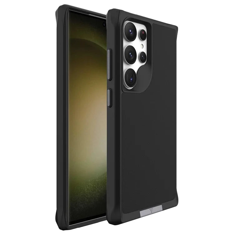 Taurustar Series For Samsung Galaxy S24 Ultra Case PC+TPU Kickstand Cover Compatible with MagSafe