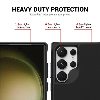 Taurustar Series For Samsung Galaxy S24 Ultra Case PC+TPU Kickstand Cover Compatible with MagSafe