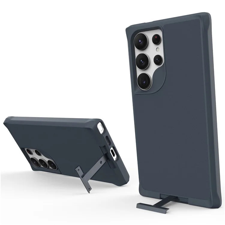 Taurustar Series For Samsung Galaxy S24 Ultra Case PC+TPU Kickstand Cover Compatible with MagSafe