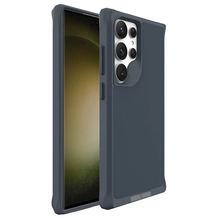 Taurustar Series For Samsung Galaxy S24 Ultra Case PC+TPU Kickstand Cover Compatible with MagSafe