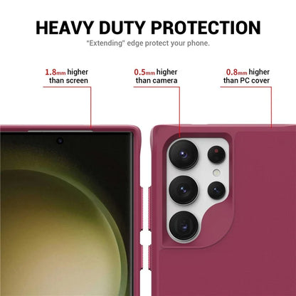 Taurustar Series For Samsung Galaxy S24 Ultra Case PC+TPU Kickstand Cover Compatible with MagSafe