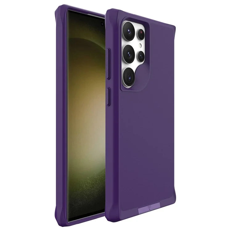 Taurustar Series For Samsung Galaxy S24 Ultra Case PC+TPU Kickstand Cover Compatible with MagSafe