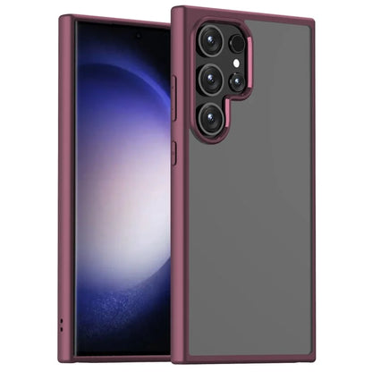 For Samsung Galaxy S24 Ultra Case Shockproof Slim Hard PC+Soft TPU Phone Shell